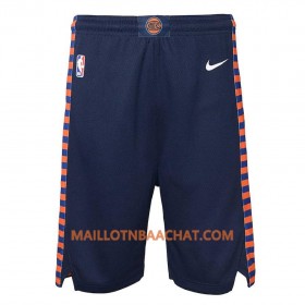 New York Knicks Homme Shorts Navy 2018-19 Nike Swingman